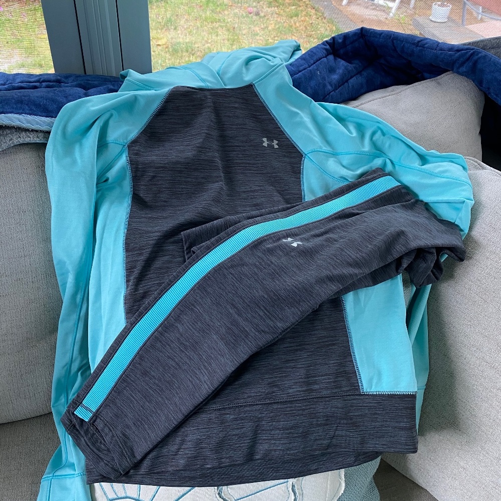 Under Armour pants and top